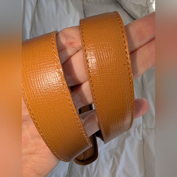 Authentic Vintage Christian Dior Caramel Leather Tote Bag - Picture 10 of 11